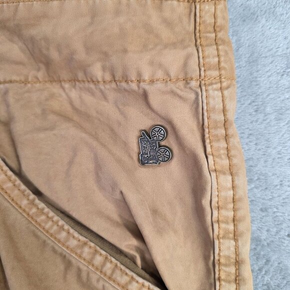 Mens Grindhouse Denim Co. Khaki Cargo Pants 100% Cotton Lightweight Size 42x32 - Picture 2 of 10